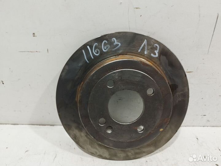 Диск тормозной задний Solaris 2010-2017