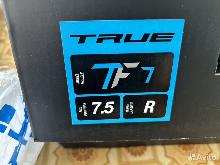 Коньки хоккейные True TF 7 black 42.5