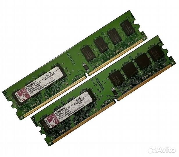 Б/у озу Dimm 4Gb PC2-6400(800) DDR2 Kingston kvr80