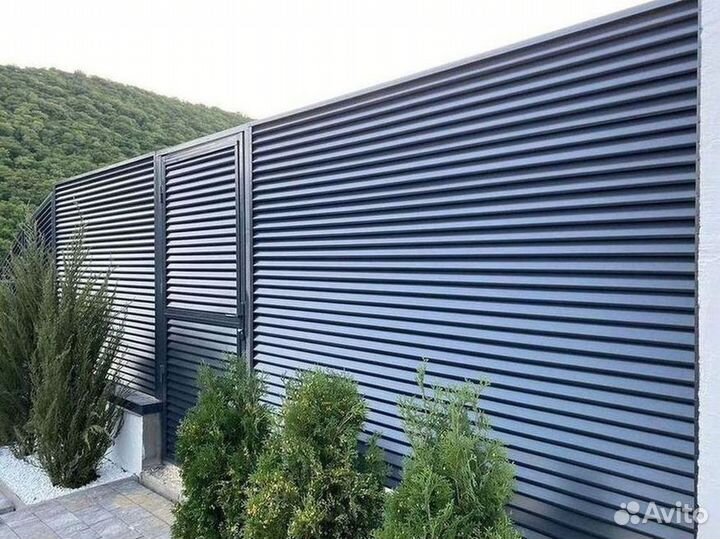 Забор жалюзи с доставкой и НДС на заказ