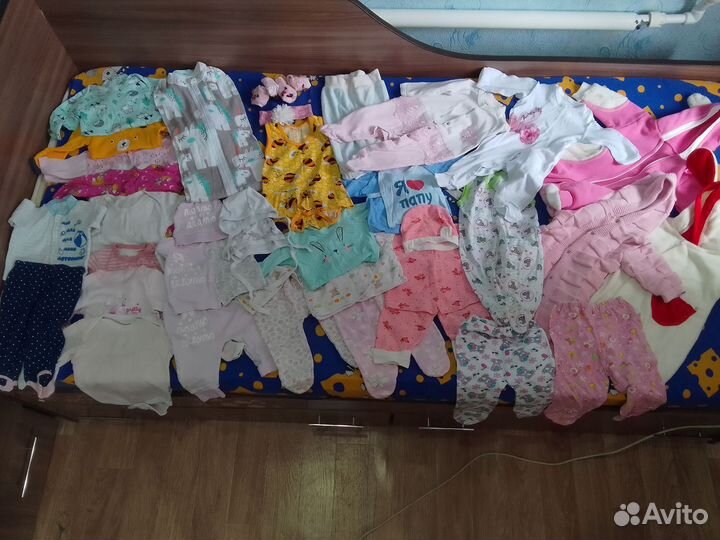 Детские вещи пакетом на девочку 0 до года