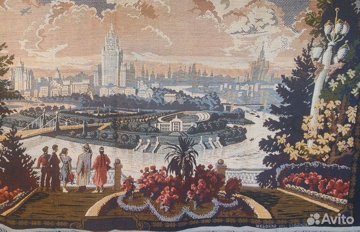 Гобелен Новая Москва СССР Федоров 1954г