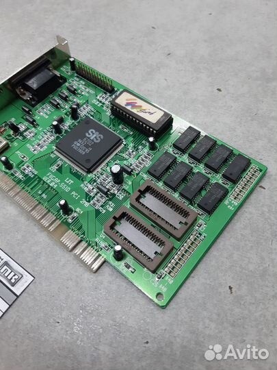 Видеокарта на чипе SiS 6202 fvgap-SS1D PCI 2MB