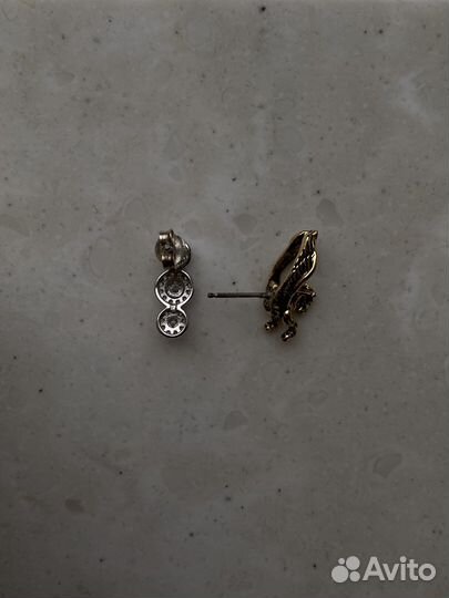 Серьги пусеты серебро 925