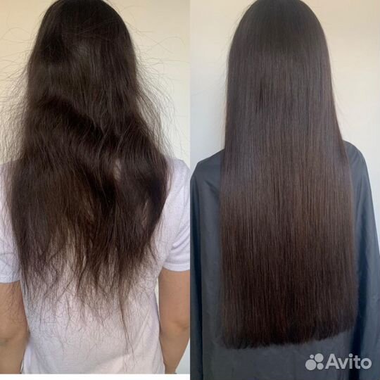 Коррекция наращённых волос