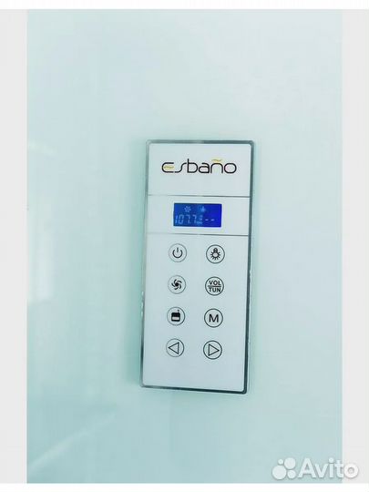 Кабина пятиугольная с крышей и LED освещением ES-L90PR 90 х 90 х 210см