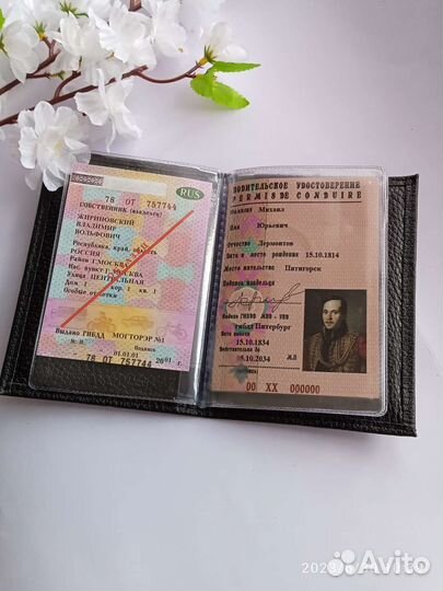 Обложка для автодокументов