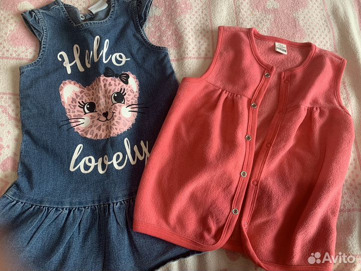 Пакет вещей на девочку 98-104 см