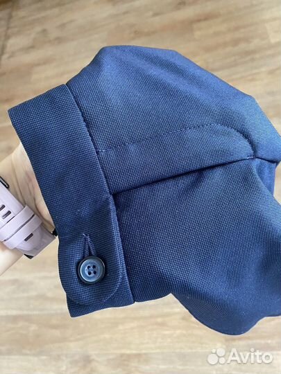 Школьный костюм для мальчика синий 128