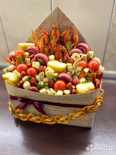 Мужские букеты съедобные