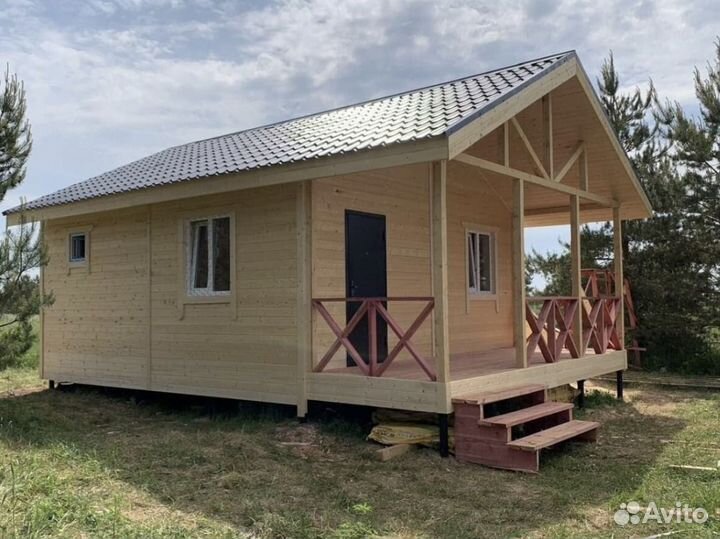 Каркасный домик бытовка