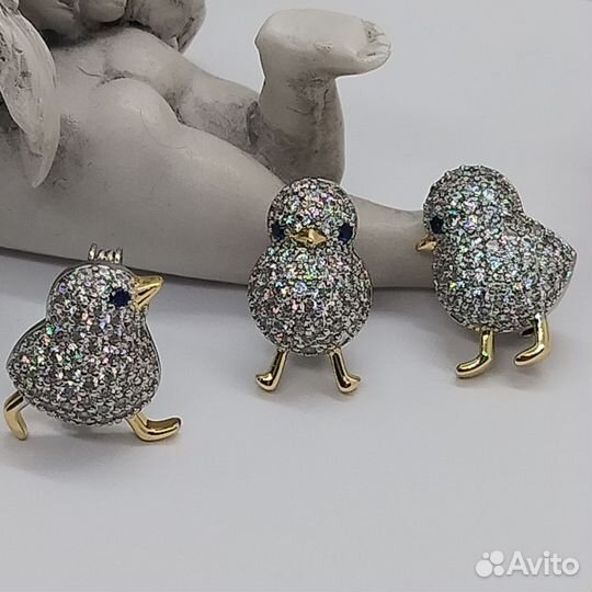 Брошь (сет 3 шт.)