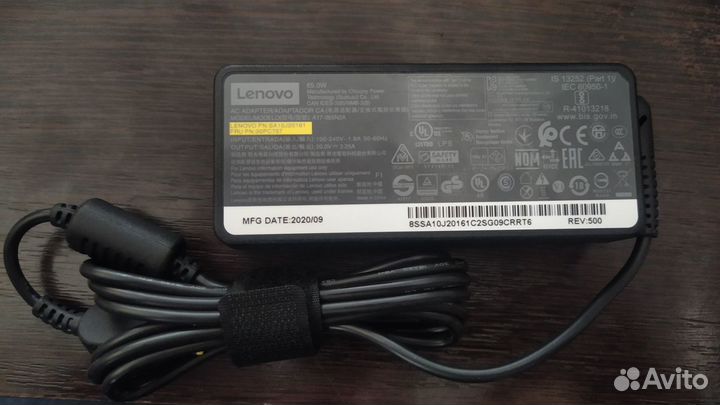 Lenovo sa10j20161 20v 3.25a блок питания Новый