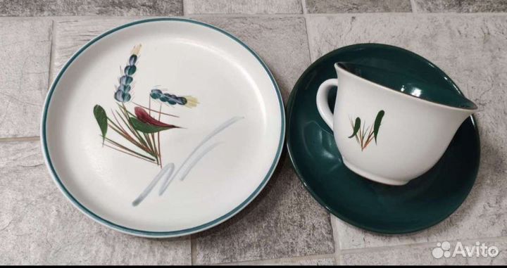 Чайная тройка Denby, Англия