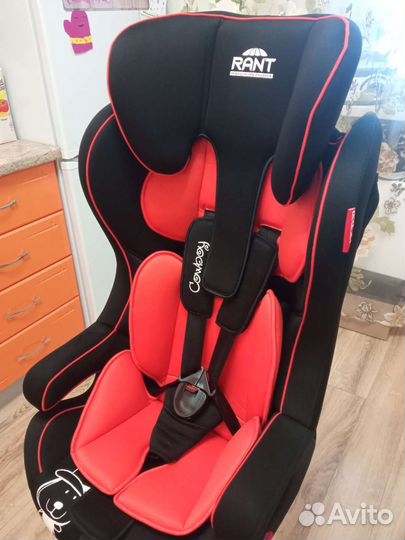 Автокресло Rant Cowboy isofix Red 9-36