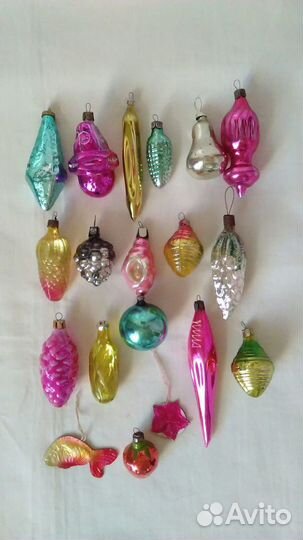 Елочные игрушки СССР