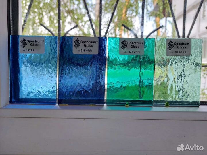 Стекло цветное