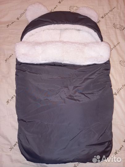 Конверт на выписку зимний для новорожденного