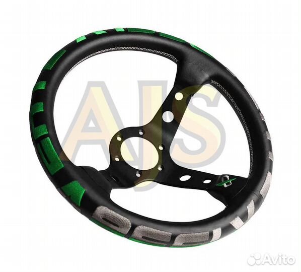 Руль спортивный Vertex 1996 кожа без перфорации