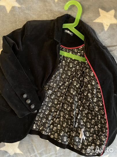 Пиджак бархатный gulliver