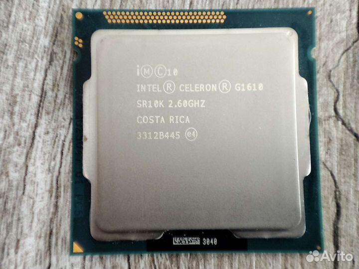 Intel celeron g 1610