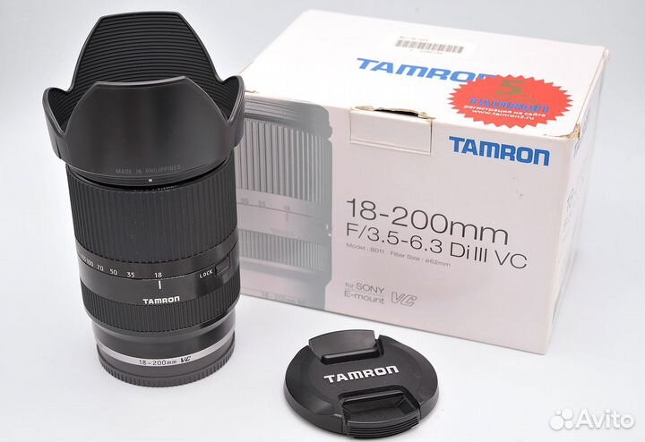 Tamron 18-200mm F/3.5-6.3 Di III VC Sony E