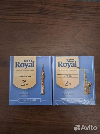 Трости Rico Royal 2.5 для сопрано и альта