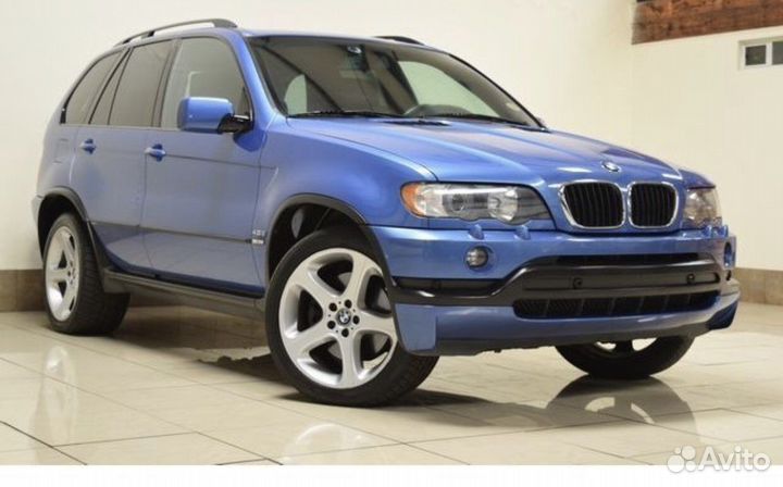 Передняя юбка стиль 4.6 до рест bmw x5 e53