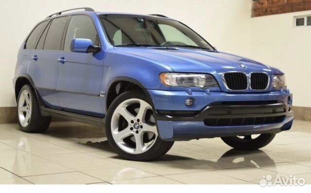 Передняя юбка стиль 4.6 до рест bmw x5 e53