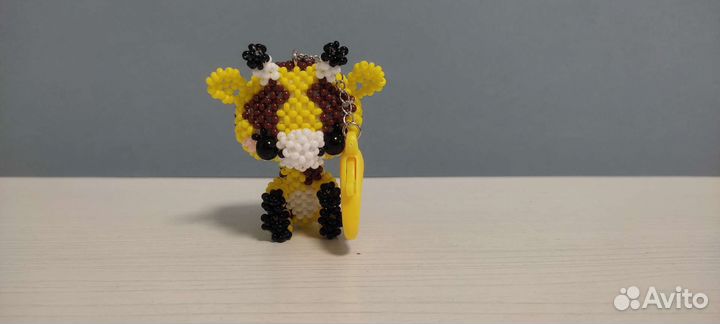 Амигуруми из бисера Жираф