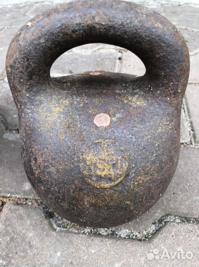 Гиря царская пудовая 2 пуда 32 кг