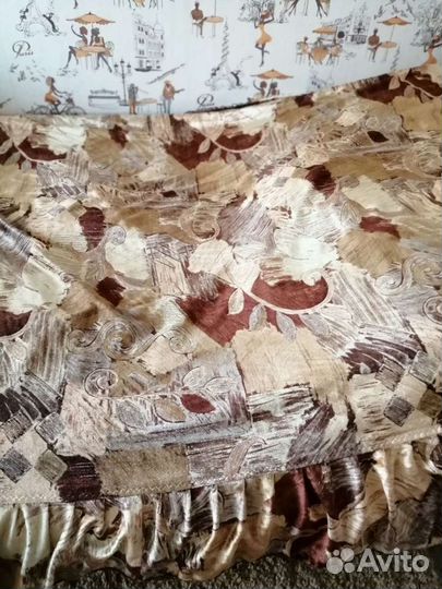 Плед на кресло и диван, состояние отличное