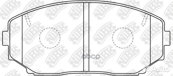 Тормозные колодки Mazda CX-7 / XC-9 F BP6191 PN