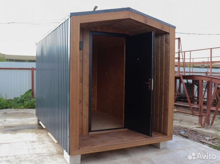 Хозблок бытовка из профнастила