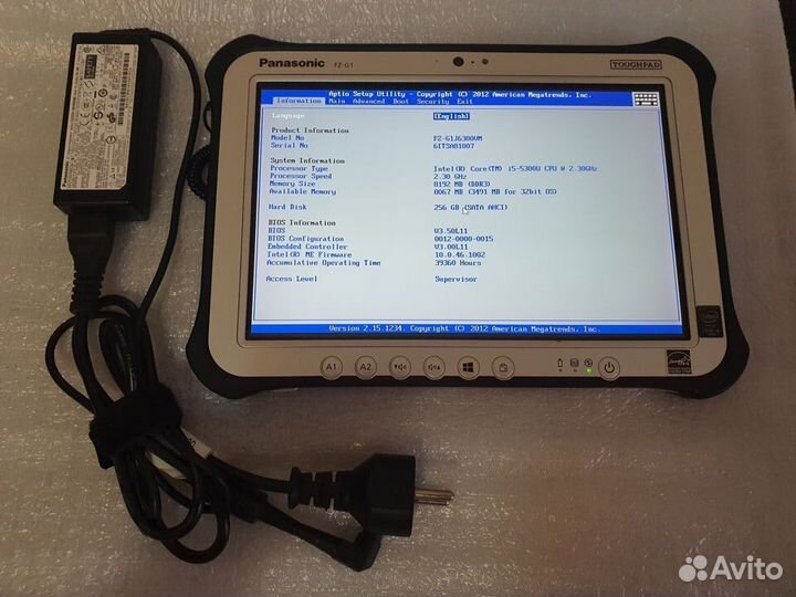 Panasonic Toughpad FZ-G1 MK3 i5/8gb/256 gb