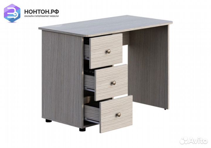 Письменный стол Мийа-3А ясень шимо светлый