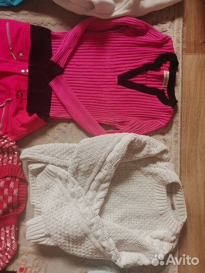 Фирменные вещи пакетом б/у на девочку 140/155
