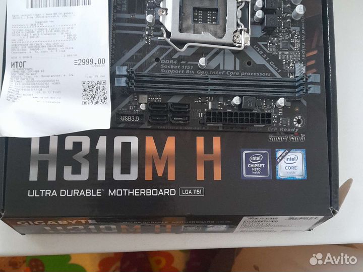 Мат плата Gigabyte 1151-v2 H310M H