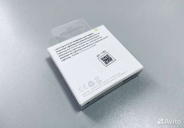 Переходник lightning 3.5 jack