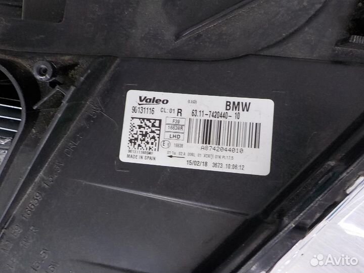 Фара правая BMW X2