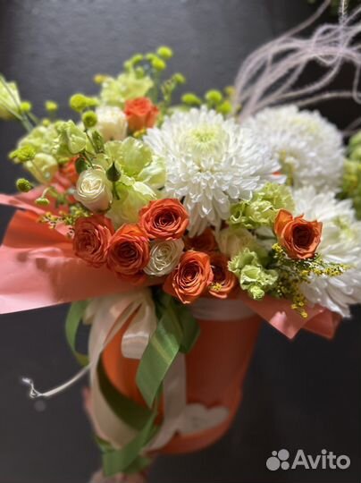 Букет из хризантемы