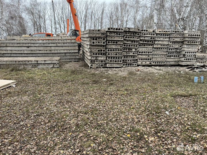 Плиты перекрытия пустотные бу