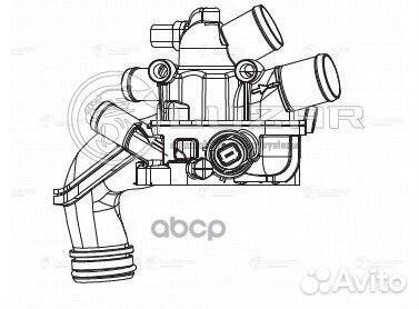 Термостат в сборе для а/м PSA 308 (07) /C4 (10)