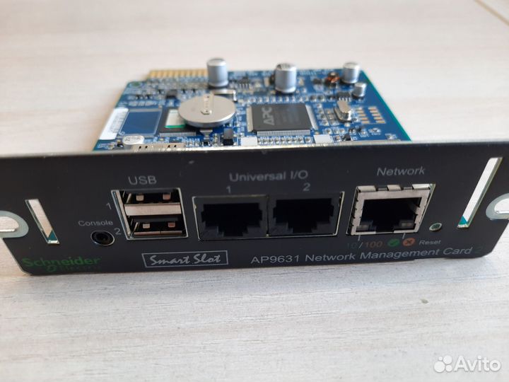 Плата сетевого управления ибп APC 2 AP9631