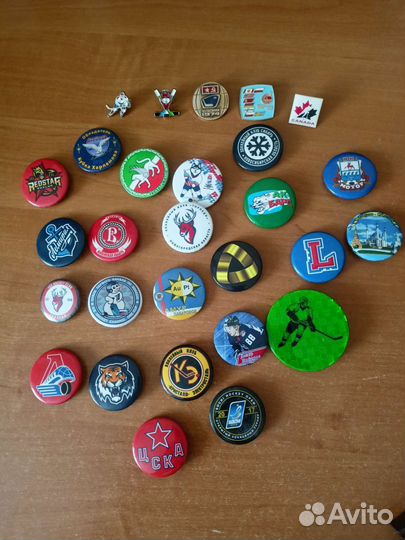 Значки клубов кхл и не только