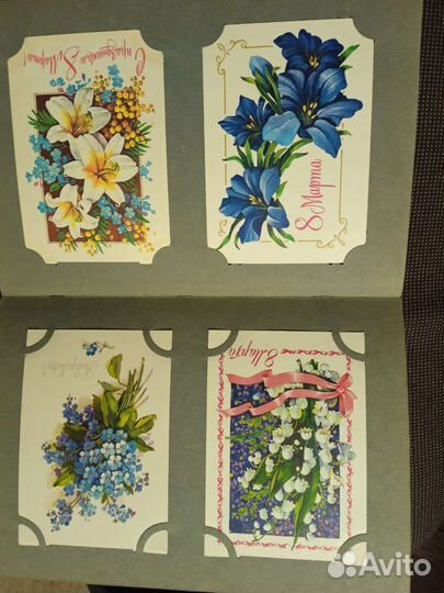 Открытки СССР с 8 марта