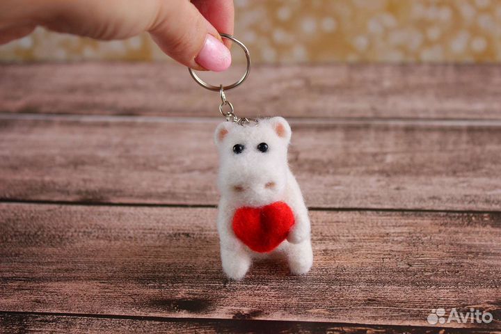 Мини бегемот 6см. Подарок