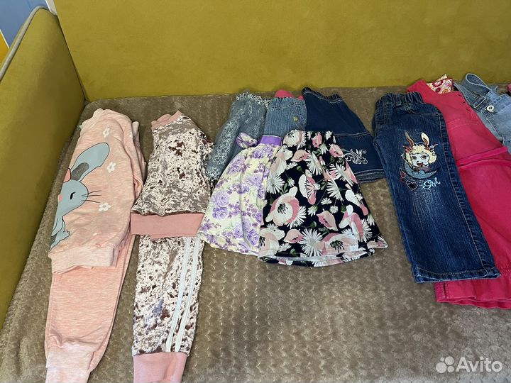 Детские вещи пакетом для девочек 104 110