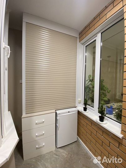 Шкаф с рольставнями на балкон по вашим размерам