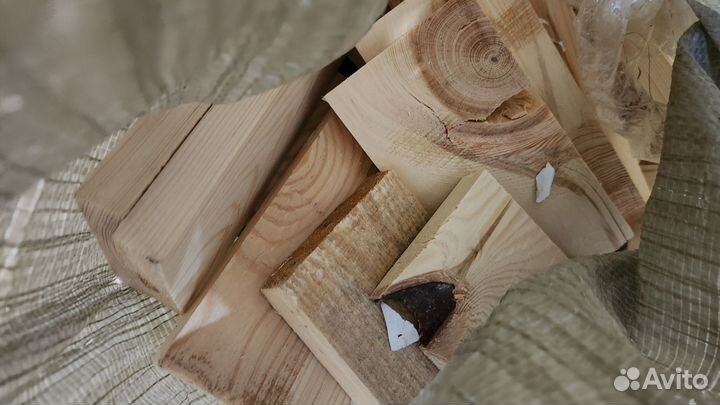 Дрова в мешках